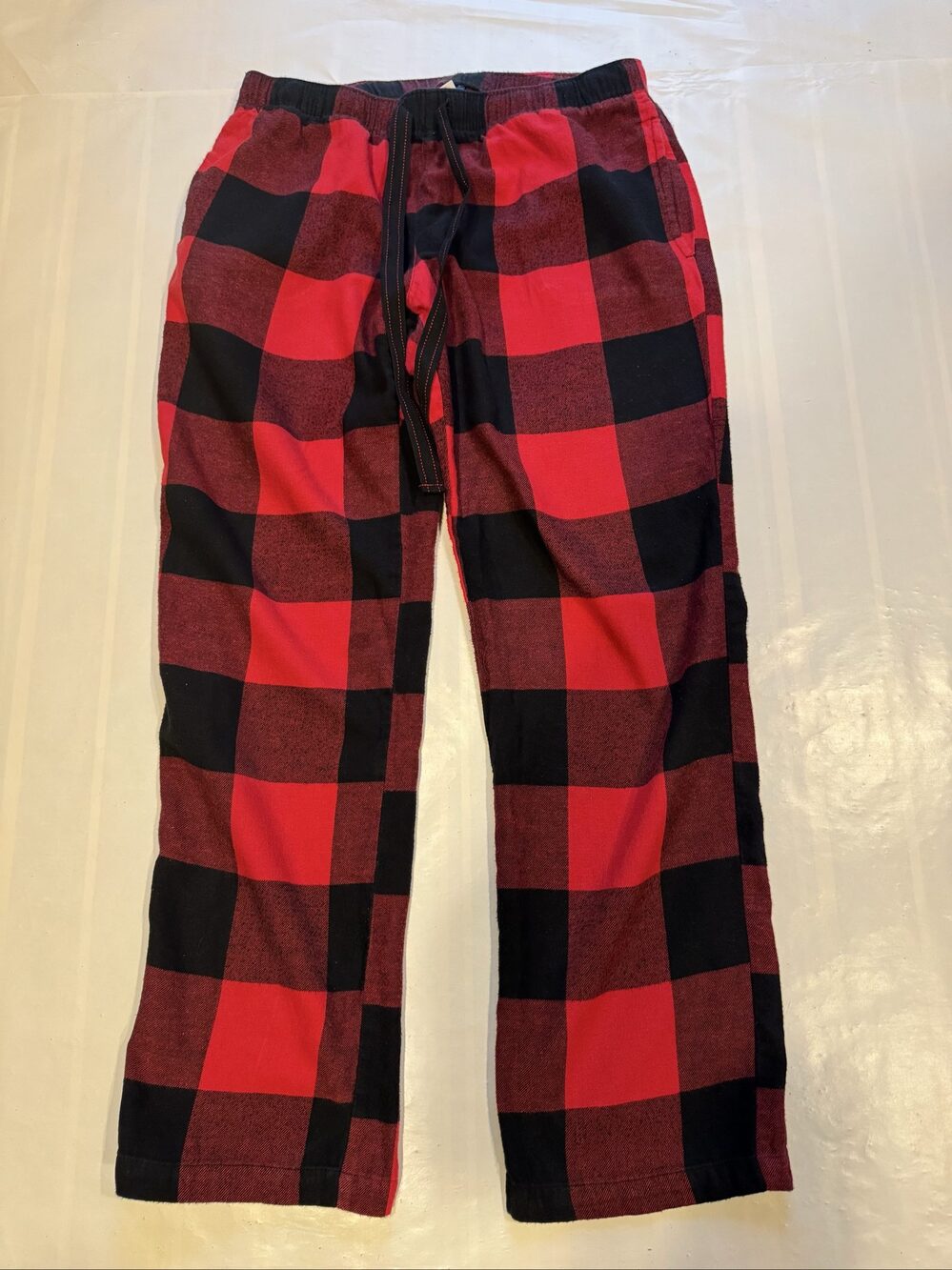 Men’s Old Navy Buffalo Plaid Pajama Pants – Red Black – Medium